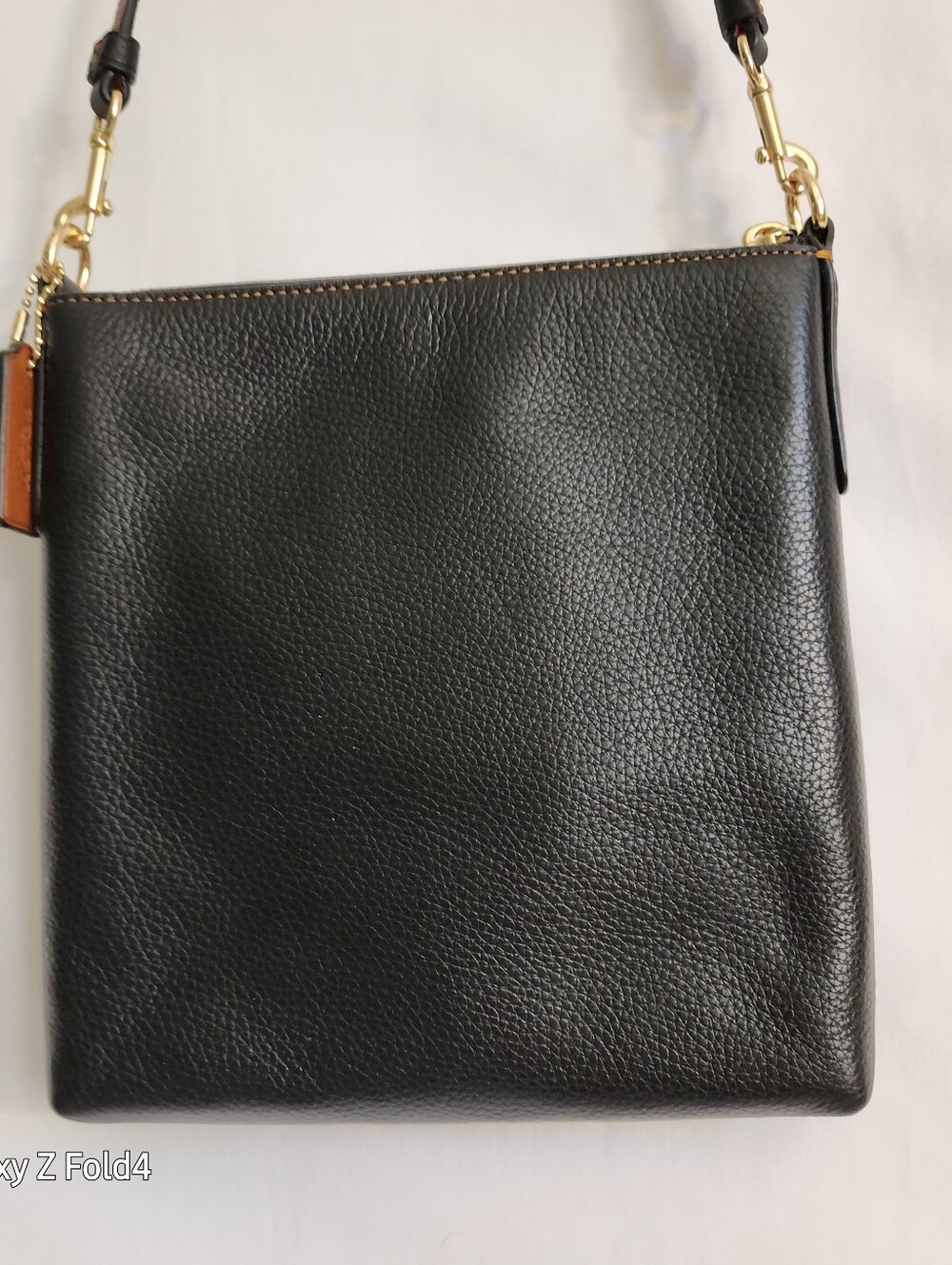 Coach Black Leather Crossbody with Minnie Mouse Detail - Picture 2 of 9